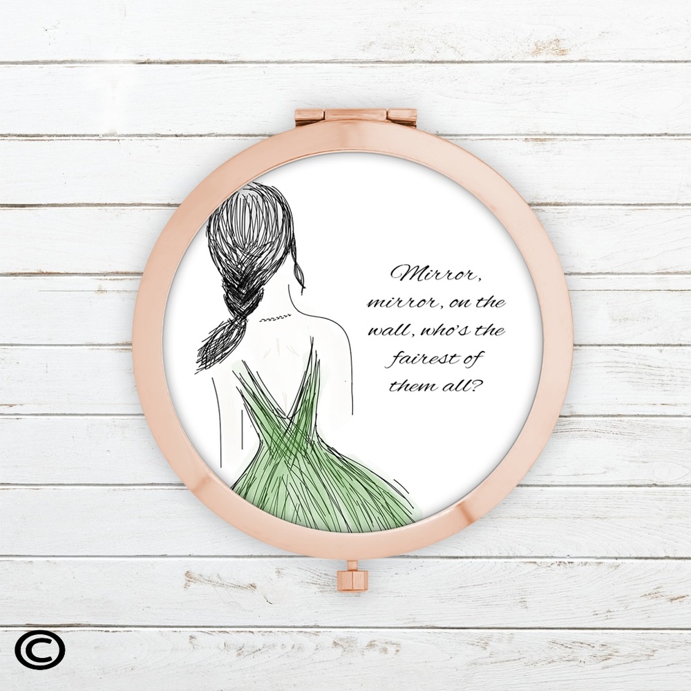Funny Motivational Compact Mirrors